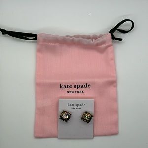 Kate Spade glitter stud earrings